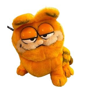 Vintage 1981 Dakin Garfield Fat Cat Sitting Plush Stuffed Animal HTF 10”